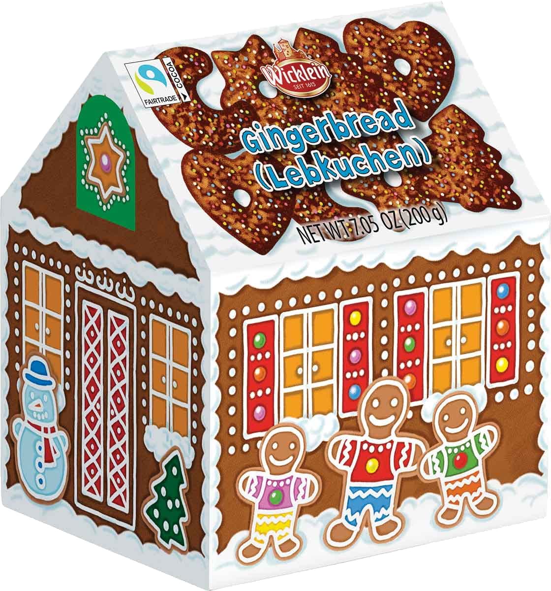 Wicklein Gingerbread Chocolate Covered in House Box